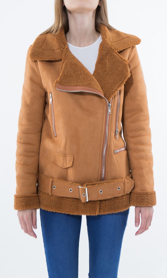 Jacket camel style airman