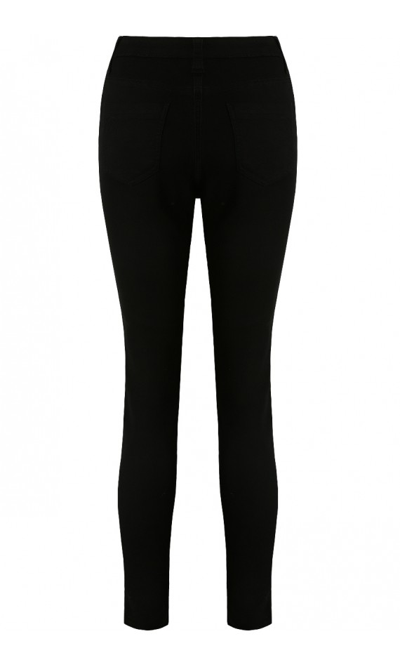 Jean push up skinny noir stretch