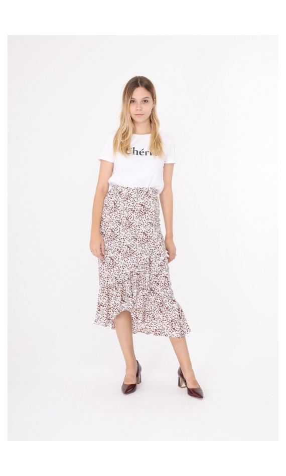 Printed skirt