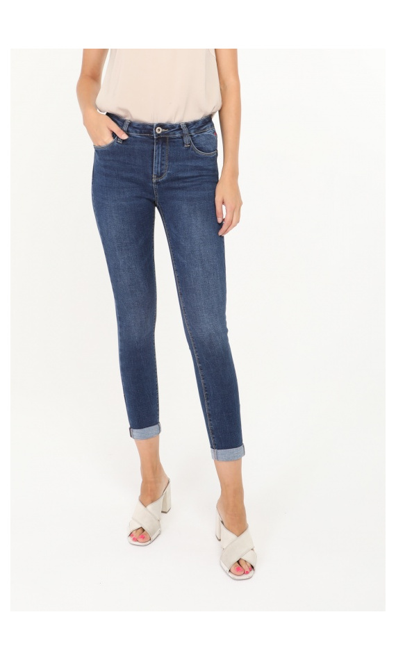 Jean skinny bleu