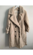 Long plush coat