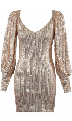 Sequined midi dress