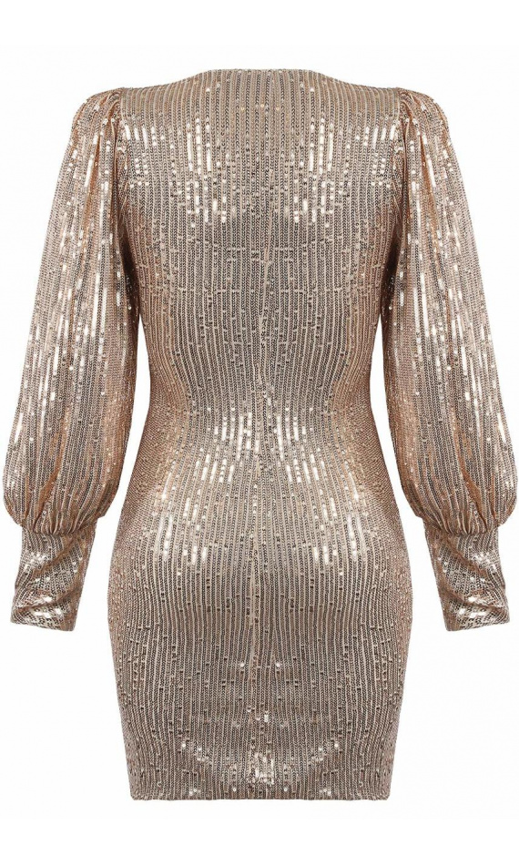 Sequined midi dress