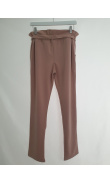 Pantalon cigarette rose